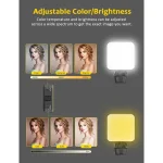 echargeable Clip-On Webcam Ring Light Kit 3