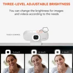 NUROUM V15-AFL 2K Autofocus Webcam Ring Light 4