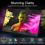 14 Inch Compact Travel Monitor 1080P USB-C HDMI 2