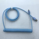 Coiled Spring USB-C to USB Keyboard Cable 5