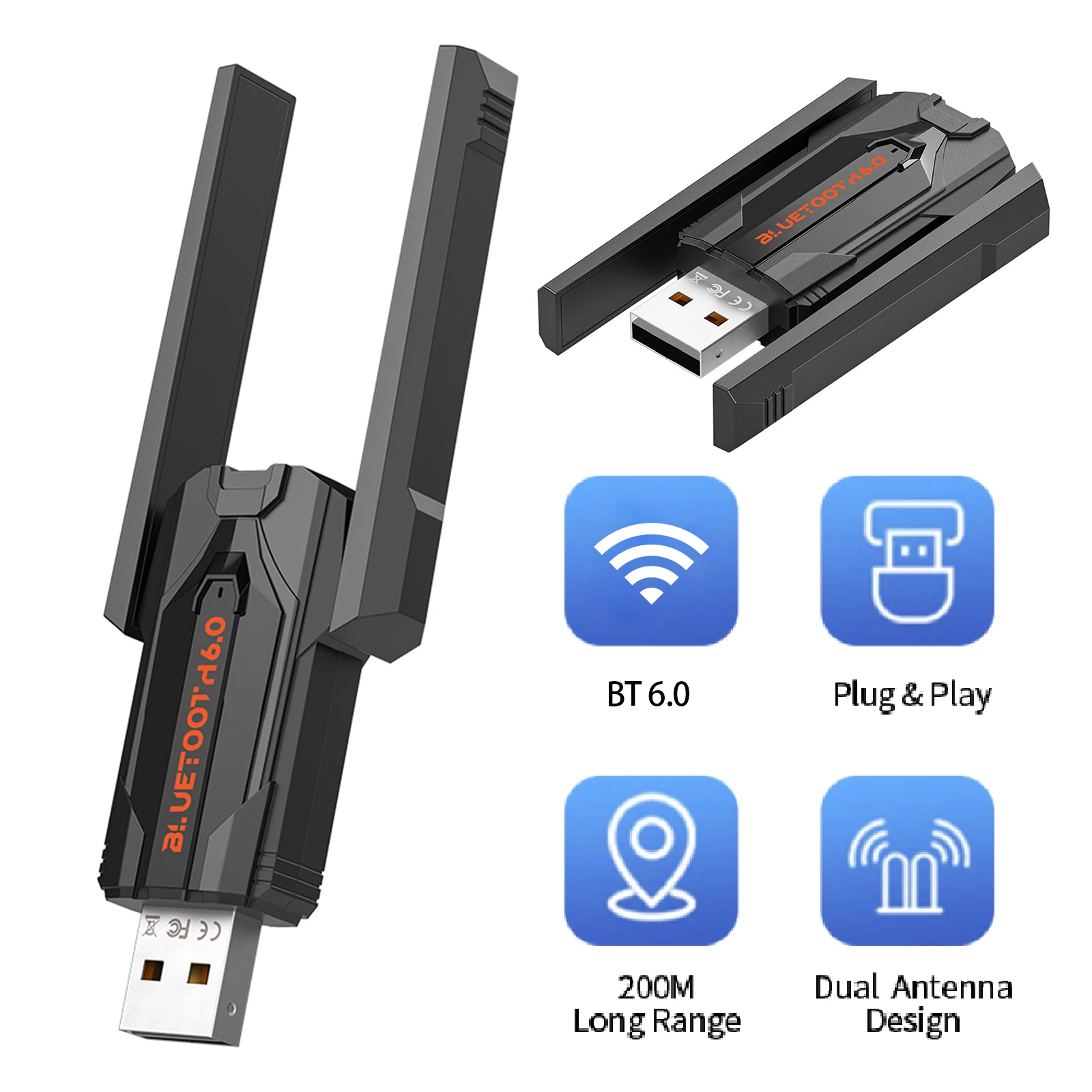 Long Range Bluetooth 6.0 USB Adapter 1 Long Range Bluetooth 6.0 USB Adapter 1