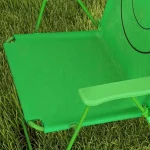 Folding Kids Table Chair Set Garden Green 5