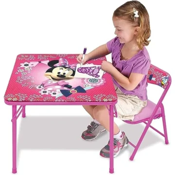Minnie Mouse Table Chair Set Toddlers Playtime 1