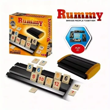 Classic Rummy Tile Board Game Set 2-4 Players 1