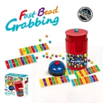 Color Line Bingo Bell Bead Grab Game for 2 Players 4