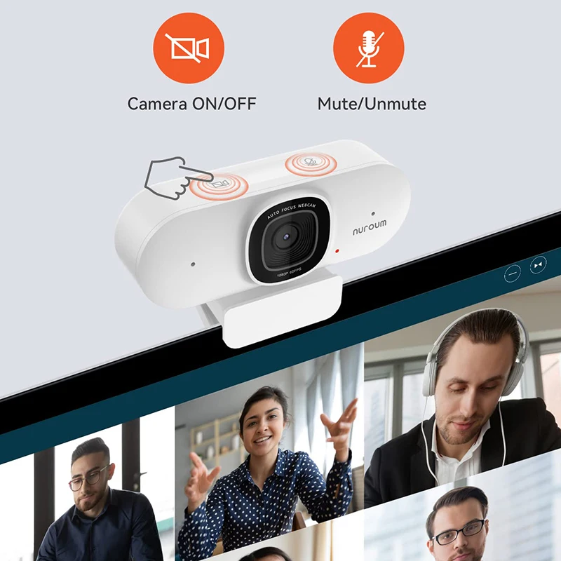 NuroUM V15-AF 2K Wide Angle Webcam Mic 2 NuroUM V15-AF 2K Wide Angle Webcam Mic 2