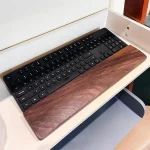 Walnut Keyboard Wrist Rest Mouse Pad 5