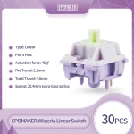 EPOMAKER Wisteria 30pc 5 Pin Linear Switches 3