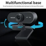 1080P USB Webcam with Mic Plug and Play 6
