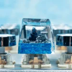 Dark Monster Epoxy Resin Keycap Handmade 4