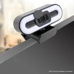 4K USB Webcam with Mic and Ring Light 2