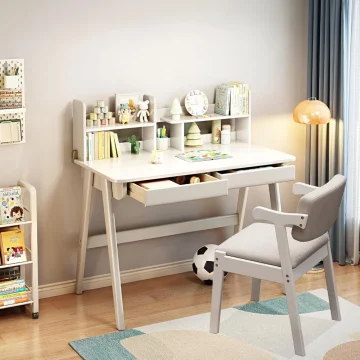 Kids Desk Chair Set Rubberwood Learning Table 1