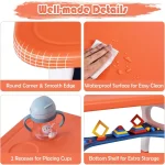 Kids Dinosaur Table and Chair Set Activity 2-Piece 3