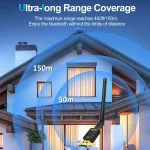 ELECTOP USB Bluetooth 5.4 PC Dongle 150m 4