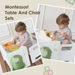 Montessori Weaning Table Chair Set Toddler 6