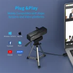 V11 2K Webcam 60FPS Mic Privacy Cover 5