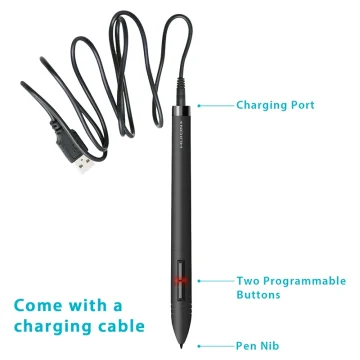 HUION PEN80 Rechargeable Digital Pen Black 2