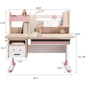 Kids Study Desk Adjustable Tiltable with Storage 2 | PricZone Kids Study Desk Adjustable Tiltable with Storage 2 | PricZone