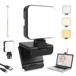 echargeable Clip-On Webcam Ring Light Kit 1
