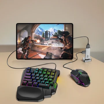 5-in-1 Mobile Game Converter RGB Keyboard Set 1