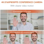 NUROUM V32AF 4K AI Noise Cancelling Webcam 2