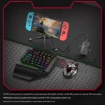 RGB Backlit Keyboard Mouse Combo for Consoles 5
