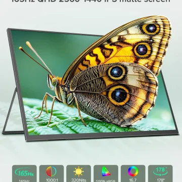 24.5-inch 2K 165Hz Portable Gaming Monitor 2