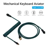 1.8m Aviator Coiled USB-C to USB Cable 3