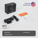 Nuroum 2K QHD Webcam 60FPS Dual Mode 1