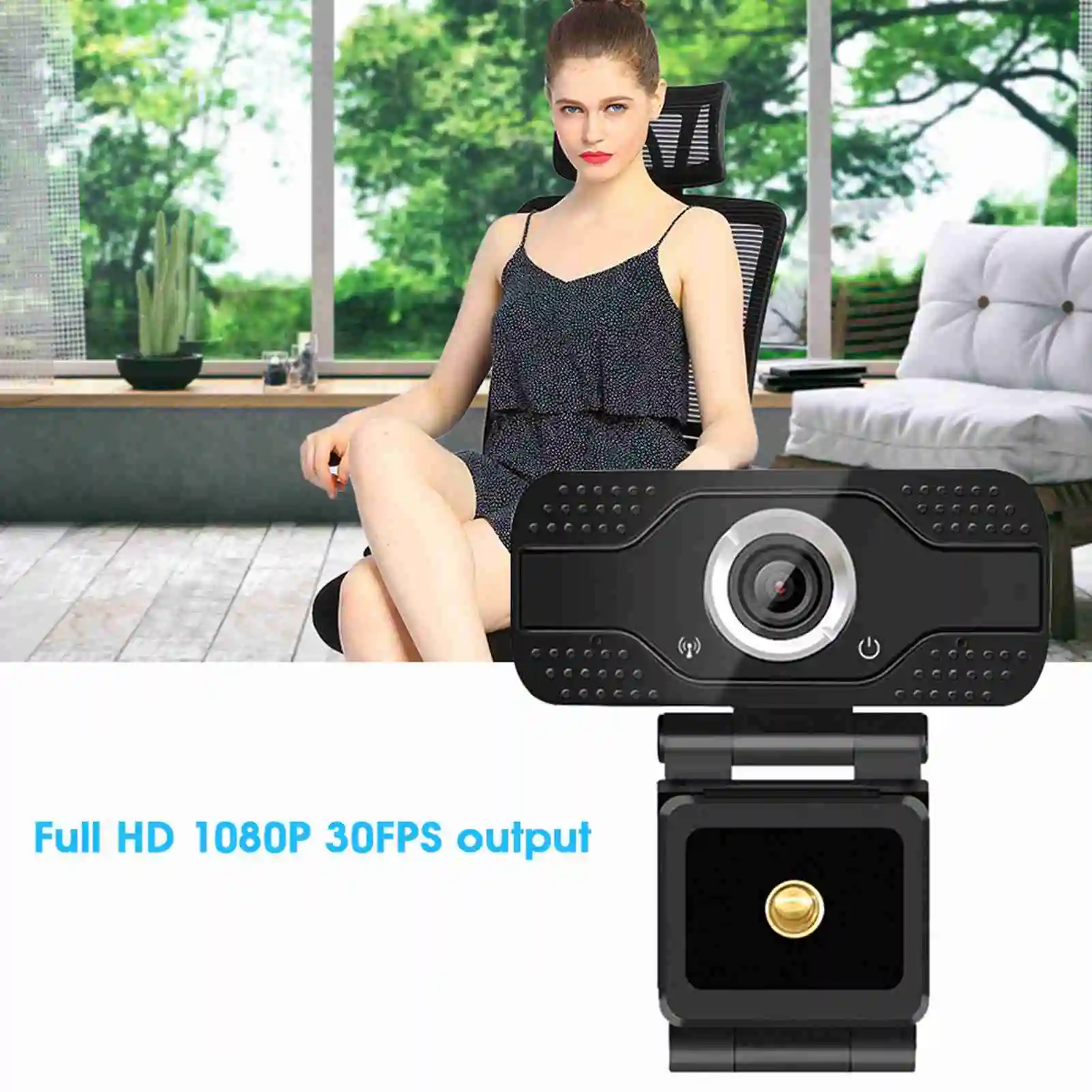 1080P USB Desktop Webcam With Built-In Mic 3 1080P USB Desktop Webcam With Built-In Mic 3