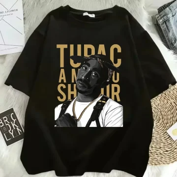 Tupac Hip Hop Streetwear Summer T-shirt 1