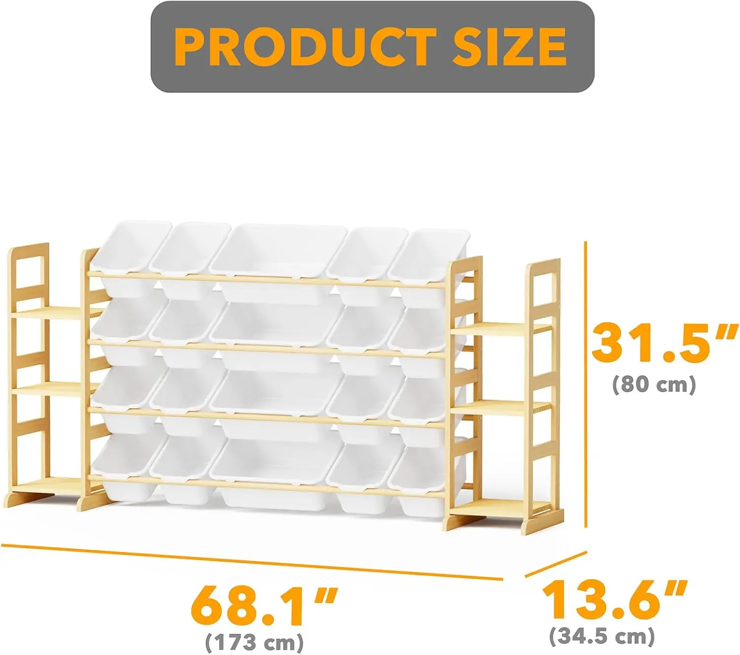 Kids Toy Storage Organizer 20 Bins White 2 Kids Toy Storage Organizer 20 Bins White 2