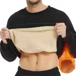 Mens Winter Thermal Velvet Warm Top 1