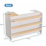 Modern Reception Desk with Display Shelf 4