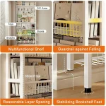 5 Tier Kids Behind Door Bookshelf 4
