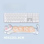Cat Fishing Keyboard and Mouse Wrist Rest Set 6