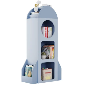 Rocket Kids Bookcase and Toy Storage 2
