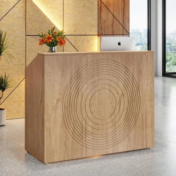 Modern Reception Desk with Counter 47-Inch 1