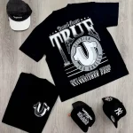 Breathable Letter Print Street Tee 1