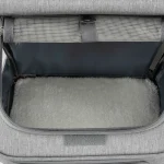 Double Compartment Cat Rolling Carrier with Wheels 6