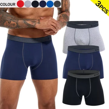 Cotton Letter Boxer Briefs 3 Pack 1