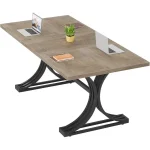 Metal 5 Seat Conference Table for Meetings 6