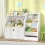 Kids Wooden Bookshelf Storage Organizer