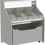 Kids Bookshelf Toy Organizer with Storage 4
