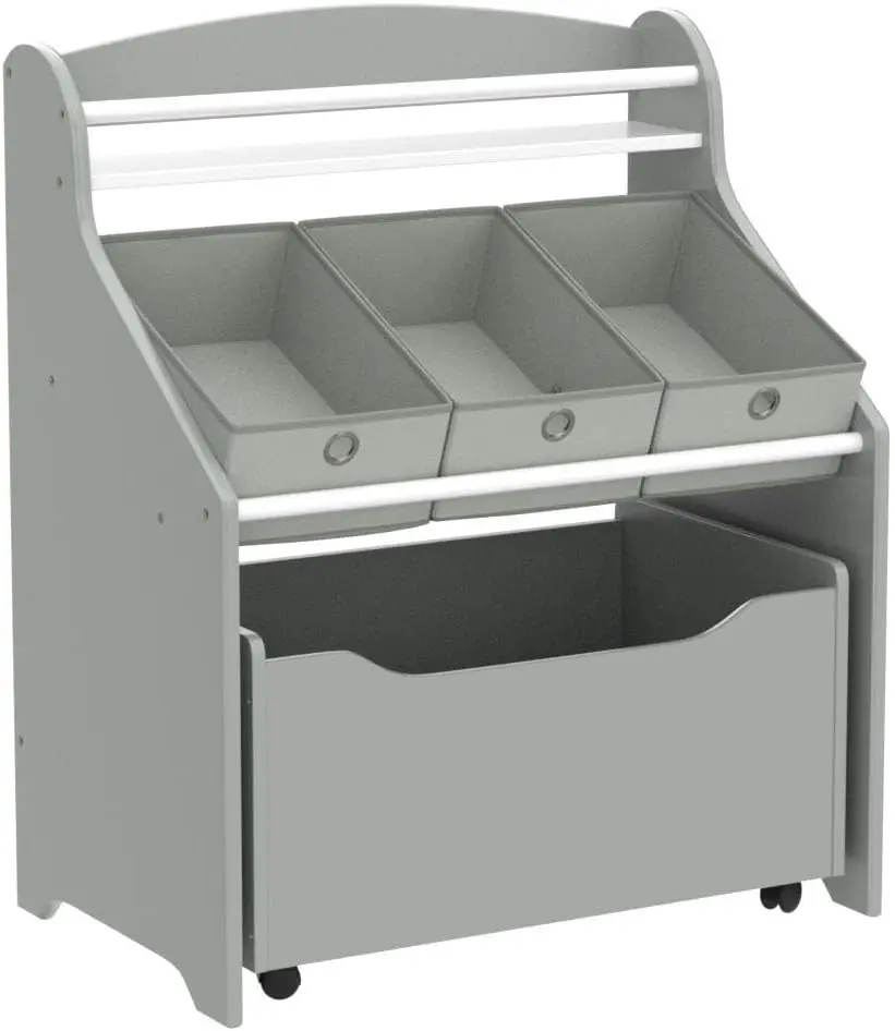 Kids Bookshelf Toy Organizer with Storage 4 Kids Bookshelf Toy Organizer with Storage 4