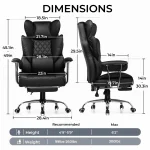 Big and Tall Gaming Chair Footrest 2