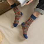 Vintage Warm Winter Socks 5 Pair Set 5