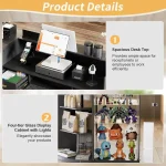 Modern L-Shaped Reception Desk Counter 5