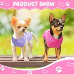 Pink Puppy Shirts Set for Small Dogs 4