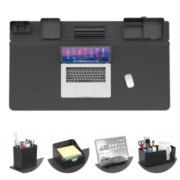 5-in-1 Magnetic Desk Pad Organizer Mouse Mat 1